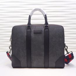 Top Quality 474135 Classic Real Leathe Briefcases Fashion Business trip Document Outdoor Men Messenger bag handbag2867