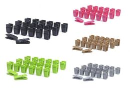 20pcsSet Heavy Duty Clothes Pegs Plastic Hangers Racks Clothespins Laundry Clothes Pins Hanging Clips3091376
