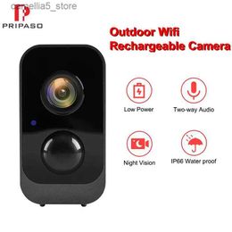 Baby Monitor Camera WIFI CCTV Battery Low Power Wireless Safety Video Monitoring IP66 Waterproof IP Outdoor Q240308