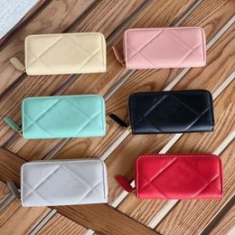 Ladies classic rhombus short wallet caviar long wallet fashion casual coin purse 233357