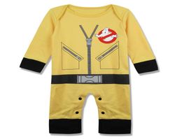 Baby Boys Girls Ghostbusters Funny Romper Jumpsuit Bodysuit Infant Halloween Cosplay Costume5549798