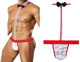 Underpants Sexy Briefs 2022 Underwear Breathable Thong Men Waiter Costume Bodysuit Lingerie GString5826531