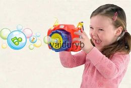 Sand Play Water Fun Baby Bath Toys Fully automatic lighting and sound flashing bubble phase machine gun outdoor toy childrens club water hair dryer gift H240308