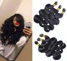 Wet and Wavy Human Hair Bulk No Weft 100 Unprocessed Brazilian Hair Bulks For Braiding4273016