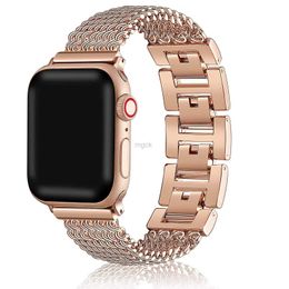 Bands Watch Dress bracelet Straps for watch band Ultra Metal watchband bracelet iWatch Serie 8 3 4 5 6 se 7 strapned 240308