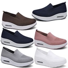 new breathable casual men women's shoes with fly woven mesh surface GAI featuring a lazy and thick sole elevated cushion sporty rocking shoes 35-45 59