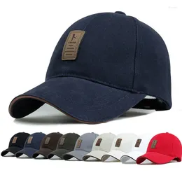 Ball Caps Baseball Cap Men's Adjustable Casual Leisure Hats Solid Colour Fashion Snapback Summer Fall Hat 9 Colours
