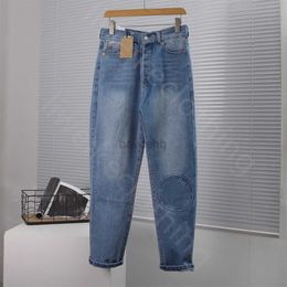 Jeans Designer Jeans Jeans Jeans Washed Vintage Couple Jeans Luxury High Street Couple Sweatpants Washed Make Old Baggy Jeans Casual Pants 240308