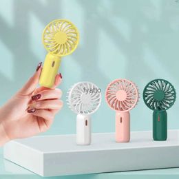 Electric Fans Mini Fan USB Charging Pocket Small Handheld Portable Suitable for Children and Womens Three Speed Brushless Turbo Air CoolerH240308