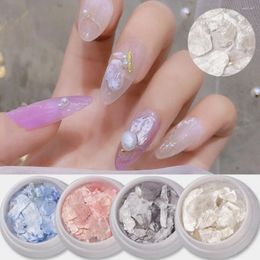 Nail Art Decorations Silk Decals Shell Flakes Natural Mica Slice Manicure Accessory Sequins 3D DIY Stickers