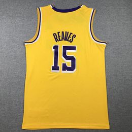 Basketball jerseys Austin Reaves yellow white 2024 city jersey Men women youth S-XXL Sport jersey