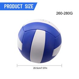 Durable Volleyball Balls Competition For Beach Functional Light Oft Outdoor PVC And Rubber Professional Size 5 240226