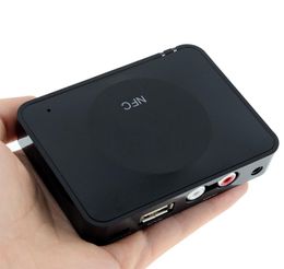 Freeshipping Mini Wireless NFC Bluetooth 3.0 o Receiver for Sound System Receptor o Speaker NFC-Enabled Bluetooth Music Receiver6709047