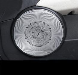 Car Styling 4pcs Car o Speaker Car Door Loudspeaker Trim Cover Sticker For C class w204 c180 c200 2008-2014 Accessories9196908