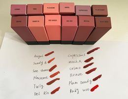 Brand Lustre Lip Gloss Moisture 12 Colors Lustre Lipstick High quality Matte Liquid Lipsticks 45g sexy Natural Long Lasting Water4365937