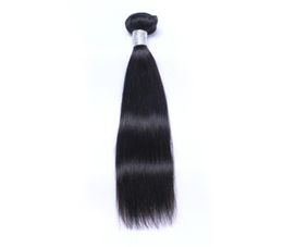 Brazilian Virgin Human Hair Straight Unprocessed Remy Hair Weaves Double Wefts 100gBundle 1bundlelot Can be Dyed Bleached1021145