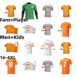 2024 2025 Ivory Coast Soccer Jerseys national football team KESSIE ZAHA Uniforms 24 25 Cote d Ivoire Football Shirt CORNET player version Men Kids Kits Socks Full Sets