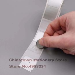 1000pcs 25x25mm Silvery Gold Grey Adhesive SCRATCH OFF Stickers DIY Manual Label Tape Hand Made Scratched Stripe Card Film 240229