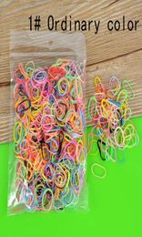 Whole 1000pcs Tiny TPU Elastic Rubber Hair Bands for Doll Reborn Baby Kid Girl9750884