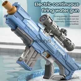 Sand Play Water Fun Summer Electric Gun Toys Bursts ldrens High-pressure Strong Soaker for Kid and Adult Beach Party Toy H240308