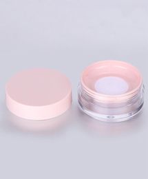 10g Plastic Empty Powder Case Face Powder Makeup Jar Travel Kit Blusher Cosmetic Makeup Containers with Sifter powder puff and Lid2855498