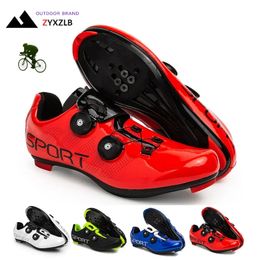 Men Cycling Sneaker Shoes with Men Cleat Road Mountain Bike Racing Women Bicycle Spd Unisex Mtb Shoes Zapatillas Ciclismo Mtb 240306