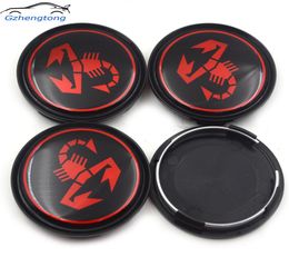 Gzhengtong Scorption Logo Wheel Center Caps 4pcsset Car Vehicle Wheel Center Hub 63mm Black Car Center Cap Cover Mayitr For OZ7746536