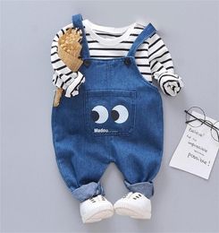 Infant Clothing Autumn Newborn Baby Girls Clothes TshirtPants Outfit Suit For Baby Boys Clothes Sets 3 6 12 18 Month LJ2012235630089