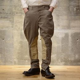 Pants YUTU&MM Men/Women Military Style Khaki Jodhpurs Pants Equestrian Horse Riding Beige Breeches Polo Pants Military Trousers