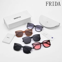 Fashion Luxury Designer Polarized Sunglasses Women Men 2022 Luxury Korea Brand Square High Quality Drive UV400 Sun Glasses FRIDA268m