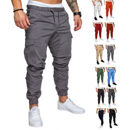 Casual Sport Pants Bottoms Men Elastic Breathable Running Training Pant Trousers Joggers Quick-Drying Gym Jogging Pants 240304