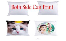 Sublimation Blank White Pillow Case For DIY Heat Transfer Printing Pillow Covers Consumables 3535CM 4040CM 4545CM5114317