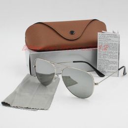 fashion New Arrival Designer Pilot Sunglasses Men Women Outdoorsman Sun Glasses Eyewear 58mm 62mm Glass Lenses With 206W