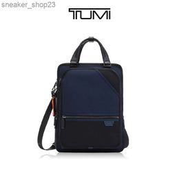 Designer 6602039d Tote TUMIIS Backpack Back Travel Pack Harrison Series Business Multifunctional Daily Commuting Handbag Male Bag Td7i
