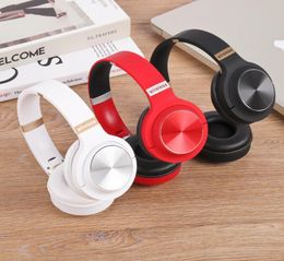 Wireless Headphones for PC Game Box Headmounted Bluetooth Headset Metal Laser HiFi Support FM Pluggable Card5855886