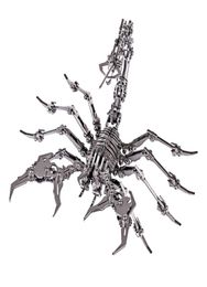 3D Metal Model Puzzle DIY Assembled Scorpion King Dragon Jigsaw Detachable Zodiac Steel Ornament Dropship 2202178944145