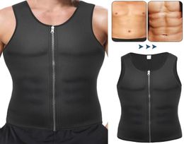 Mens Body Shaper Abdomen Slimming Shapewear Neoprene Belly Shapers Heat Trapping Sweat Vest Waist Trainer Fat Burning Corset Top4406702