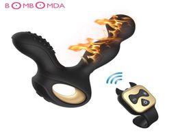 New Remote Prostate Massage for Men Gay Anal Butt Plugs USB Prostate Massager Heating Vibrator for Male Sex Toys for Men3818606