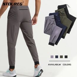 Elastic Men Sports Pants Running Trousers Workout Jogging Pants Gym Sport Joggers for Men Casual Outdoor Fitness Sweatpants 240304