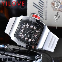 Watches RicharMill High Luxury Quality Outdoor 43mm Bucket Quartz Movement Clock Digital Sport Multifunctionr Ubberw Ristbandm Ensf Ashiong Iftw Rist Swiss ZF Fa