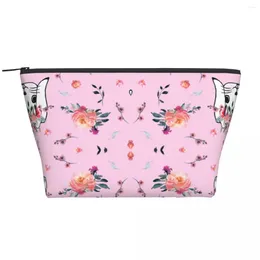 Cosmetic Bags Easter Trapezoidal Portable Makeup Daily Storage Bag Case For Travel Toiletry Jewelry