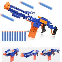 Sand Play Water Fun Other Toys Electric dart toy air gun soft 7.2CM hole bullet foam safety sucker nerve blasting machine boy ldren H240308