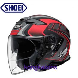 SHOEI high end Motorcycle helmet for High quality SF Shipping Japan SHOEI Motorcycle Helmet J Cruise2 Dual Lens 3 4 Half 5 Year Warranty 1:1 original quality and logo