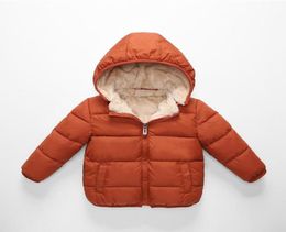 Fashion Fleece Winter Parkas Kids Jackets For Girls Boys Warm Thick Velvet Children039s Coat Baby Outerwear Infant Overcoat4354813