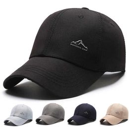 Spring new Dashan baseball cap middle aged and elderly mens duck tongue cap outdoor travel sun protection cap Korean sun cap