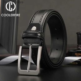 Belts Belts for Men Business Work High Quality Genuine Leather Fashion Luxury Brand Jeans Designers Belts Men Belt Casual Strap HQ226 L240308
