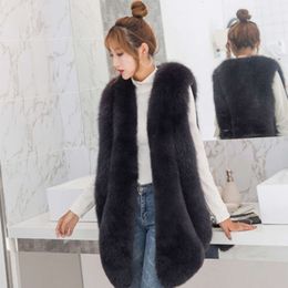 Haining Autumn And Winter New Korean Version Fox Women's Casual Coat Imitation Fur Vest 260419