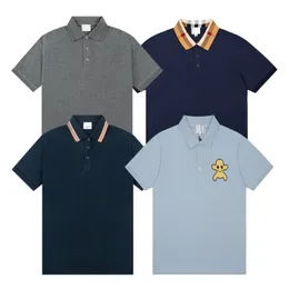 Fashion Polo Men's Tees&Polos Designer High Quality T shirt Cotton t shirt Letter Embroidered Logo Classic Solid Color Tshirt Men Top Asian Size m-3xl