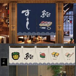 Curtain Sushi Restaurant Door Japanese Food Cuisine Head Kitchen Partition Flag Half