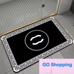 Fashion Designer Carpets Luxury Carpet Jacquard Diatom Ooze Brand Floor Kitchen Mat With Letter C Rug Water-Absorbent Quick-drying Mats